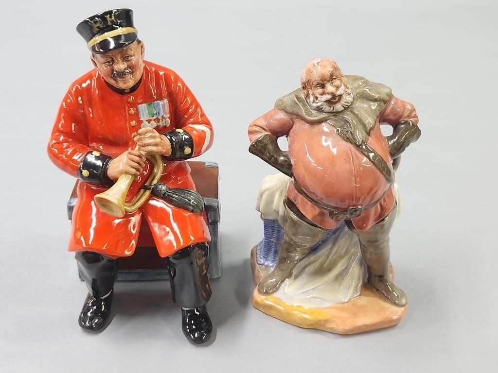 2 Royal Doulton Figures incl Falstaff