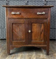 Nice Antique Oak Wash Stand