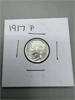 1917 BU Silver Mercury Dime
