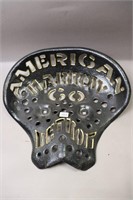 AMERICAN HARROW CO. DETROIT CAST IMPLEMENT