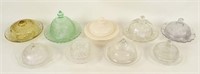 Group of Nine Assorted Butter Dishes