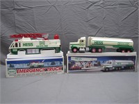 Hess Emergency Truck & Toy Tank Collectibles