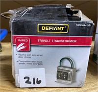 Defiant Tri Volt Transformer Wired