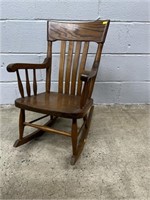Oak Childs Rocking Chair