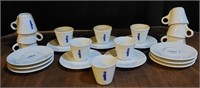 Italian Expresso Cup/Saucers