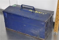 Vintage tool box w/contents