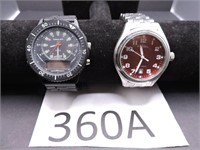 Men's Fossil and Raffoler Vintage Watches