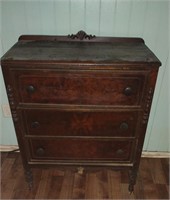 Antique Chest of Drawers SOLID WOOD! 3 Drawers