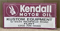 Kendall Motor Oil Dealer Sign