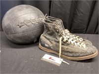 Vintage ball  and Shoes