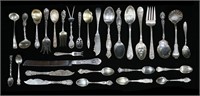 30 Pieces American Sterling Flatware
