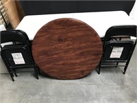 Round Table and 3 Chairs