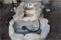 (2) Piece Faux Rock Fountain