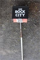 See Rock City Birdhouse with Pole