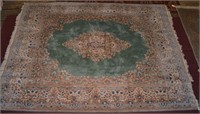 Approx. 7'9"x10 hand woven Persian Kerman carpet