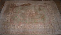 Approx. 9'8"x12'2" carpet, poss. Karastan Kirman