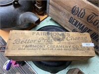 Fairmont cheese crate
