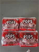 (4) Tootsie Roll Pop Candy Cane