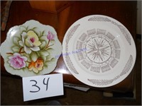 Lefton Plate & 1950 calender plate