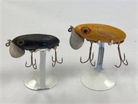 2 Early Fred Arbogast Jitterbug Lures