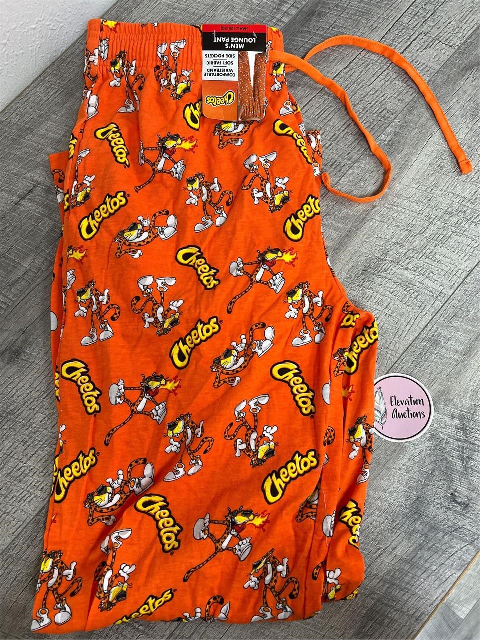 Mens Lounge Pants Cheeto Print Size Small 28-30