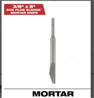 Milwaukee Sledge Mortar Knife 3/8x8in  

New