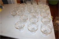 Glass cup lot