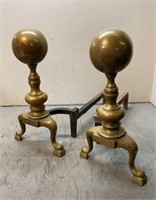 Brass Fireplace And Irons