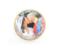 Colorized Balcony Kiss Great Britain Penny