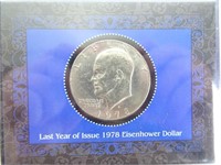 1978 Ike Dollar - Last Year Issue