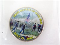 Colorized Battle of Bull Run Half Dollar