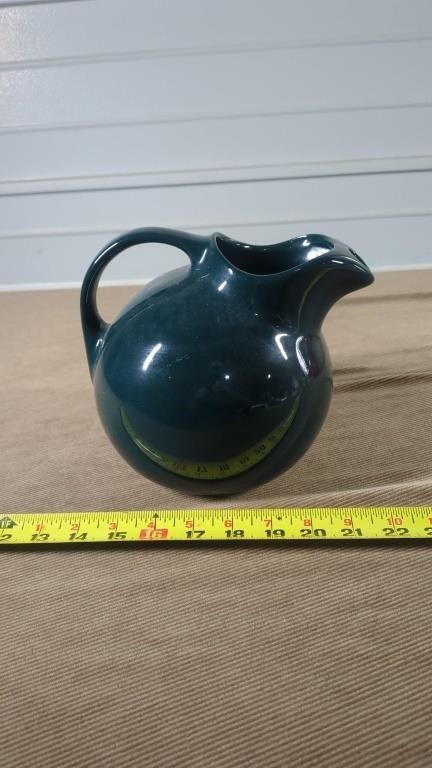 GREEN HALL PITCHER