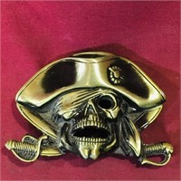 Skull Pirate Belt Buckle