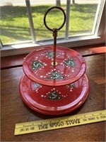 West Germany Christmas cookie tray