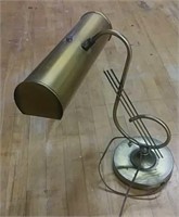 Vintage Brass Piano / Desk Lamp