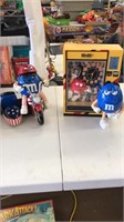 M&M’s banks and M&M’s motorcycle