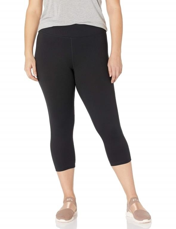 Just My Size Women's Plus Size Active Stretch Capr