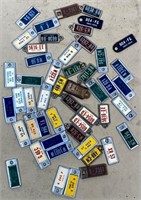 1960s OH license plates KEY CHAINS