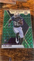 CeeDee Lamb Mosaic 2020 RC Rookie NFL Debut Green