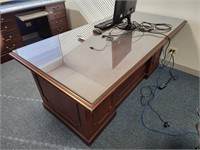 2 NICE real wood executive office desks w/ drawers