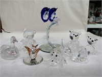 Blown glass figurines