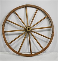 Antique Wood Wagon Wheel 30" dia