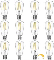NEW CRIRY Dimmable Edison LED Bulb-Pack of 12