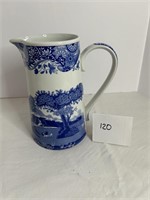 Spode Pitcher Made In England 5" Dia x 8.25" H