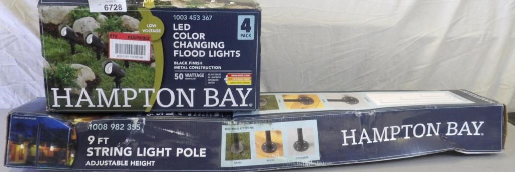 Changing Flood Lights & String Light Pole