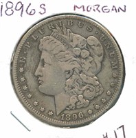 1896-S Morgan Silver Dollar