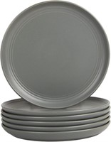 C9320 Double Line 8.25 Salad Plate Matte Gray