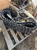 Snowmobile track, snowmobile bumper, ATV bumper