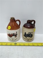 pair of milton ontario stoneware jugs
