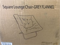 New Square Lounge Chair Grey Flannel